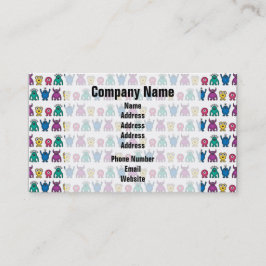 Kawaii Rainbow Alien Monster Mönster Visitkort