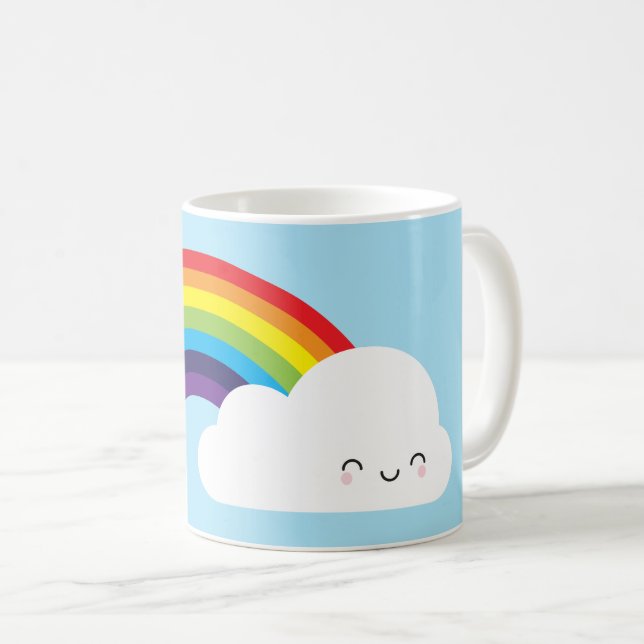 Kawaii Rainbow Kaffemugg (Framsida höger)