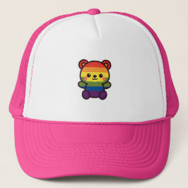 Kawaii Rainbow Teddy - A Cute LGBTQ+ Pride Plush Keps