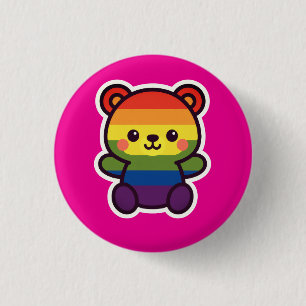 Kawaii Rainbow Teddy - A Cute LGBTQ+ Pride Plush Knapp
