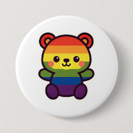 Kawaii Rainbow Teddy - A Cute LGBTQ+ Pride Plush Knapp