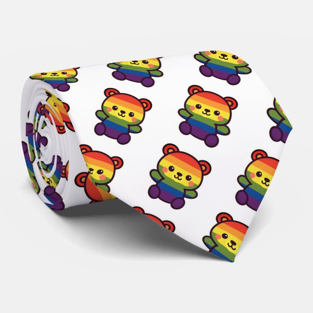 Kawaii Rainbow Teddy - A Cute LGBTQ+ Pride Plush Slips (Rullad)