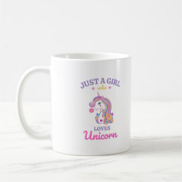 Kawaii Rainbow Unicorn Magic Colorful Kaffemugg