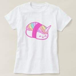 Kawaii Rainbow Unicorn Sushi T Shirt