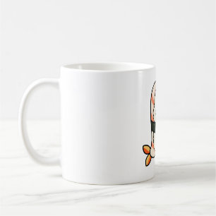 Kawaii räkor sushi kaffemugg