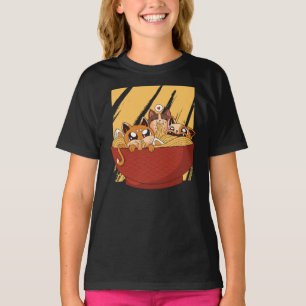 Kawaii Ramen Cats T Shirt