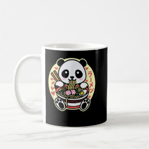 Kawaii Ramen Cute Anime Panda Japansk noodl Kaffemugg