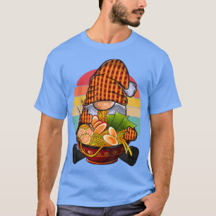 Kawaii Ramen Gnome, japansk Neko Noodle rolig Ani T Shirt