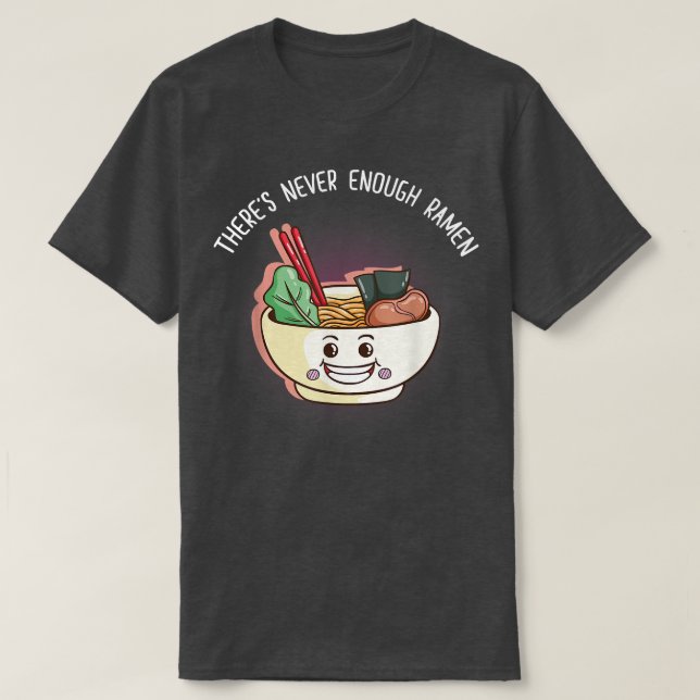 Kawaii Ramen Japansk Anime Noodles Cute Japan Noo T Shirt (Design framsida)