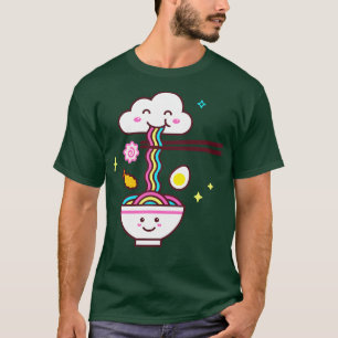 Kawaii Ramen Rainbow T Shirt