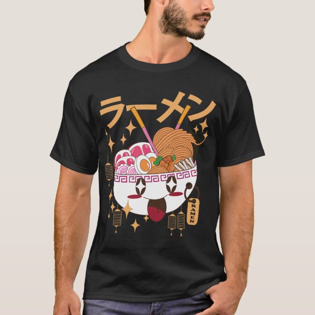 kawaii RAMEN T Shirt (Framsida)
