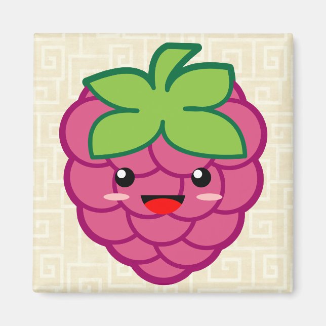 Kawaii Raspberry Magnet (Framsidan)