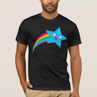 Kawaii Rave Neon Star Rainbow T Shirt