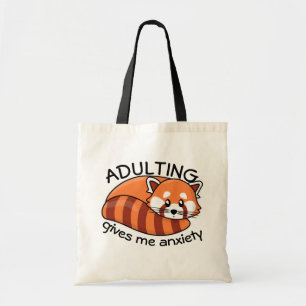 Kawaii Red Panda: Adulting ge me Oroad Tygkasse
