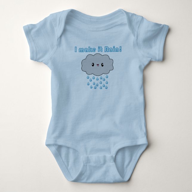 Kawaii regnar molnet som jag gör det att regna! tee shirt (Framsida)