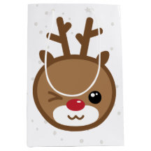 Kawaii Reindeer jul Gift Bag