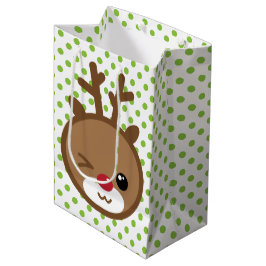 Kawaii Reindeer jul Gift Bag