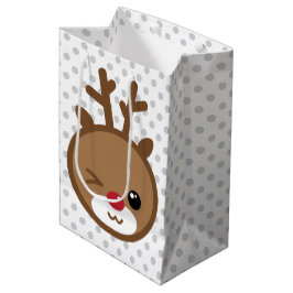 Kawaii Reindeer jul Gift Bag