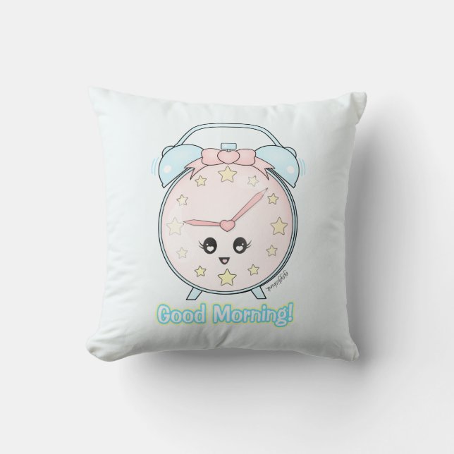Kawaii ringklocka kudde (Framsida)