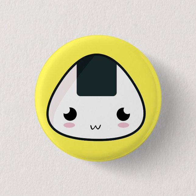 Kawaii risboll knapp (Framsida)