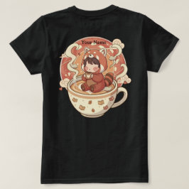 Kawaii Röd Panda Brew Kvinnors Bomullströja T Shirt