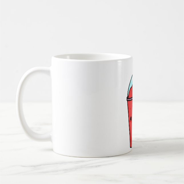 Kawaii Röd Slushy Kaffemugg (Vänster)