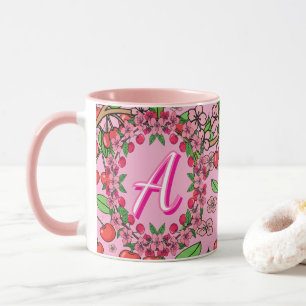 Kawaii Röda Körsbärsvibbar Söt Tjejig Estetik [Pro Mugg