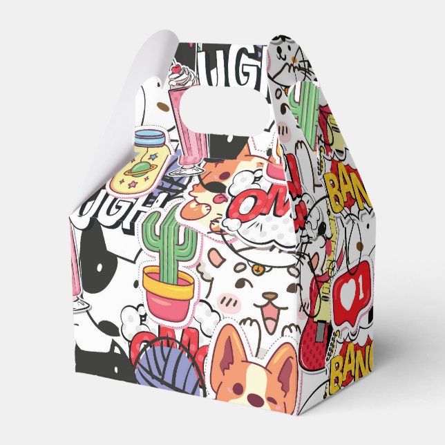 kawaii rolig husdjursdesign - söt djurälskare  presentaskar (Framsidan Sidan)