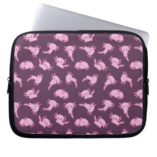 Kawaii Rosa Axolotl Electronics Bag Laptop Fodral