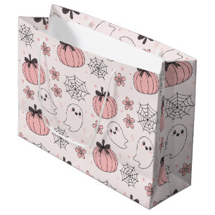 Kawaii Rosa Halloween Spöken & Pumpkins