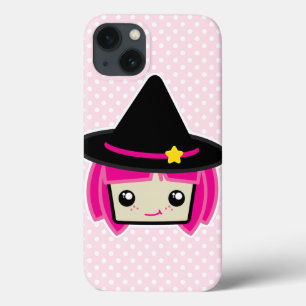 Kawaii Rosa Hjärn Witch iPad Air Case