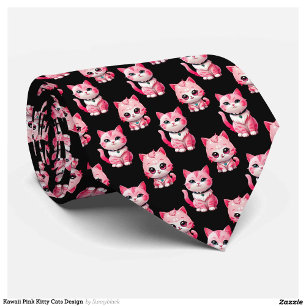 Kawaii Rosa Kattunge Design Slips