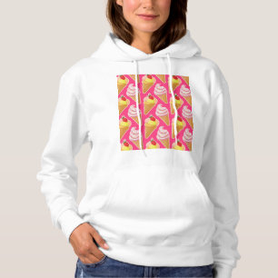 Kawaii rosa mönster med jordgubbsmassel t shirt
