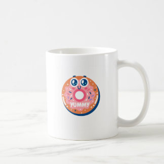 Kawaii Rosa Strössel Godis Donut Söt Tecknad Kaffemugg