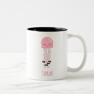 Kawaii rosamanet Två-Tonad mugg