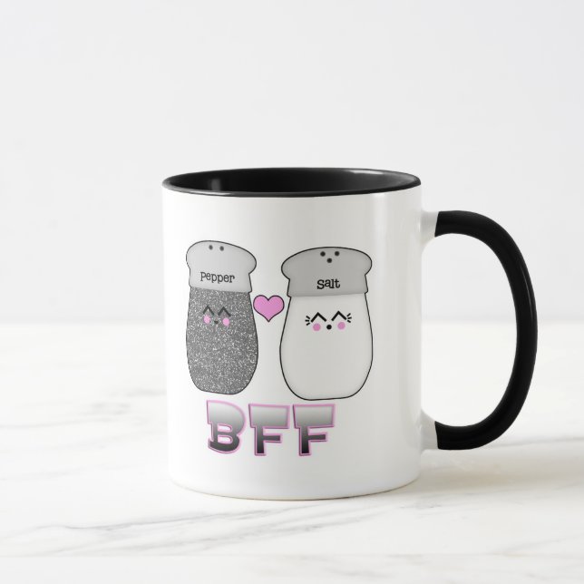 Kawaii Salt n Pepper BFF Mugg (Höger)