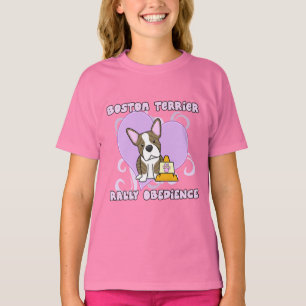 Kawaii samlar den Brindle Boston terrieren Tee Shirt
