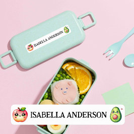 Kawaii School Söt Design Vattentäta Etiketter