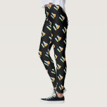 Kawaii Scientist Science Lab Leggings<br><div class="desc">Kawaii Science Lab med ett förstoringsglas av Kawaii,  en Kawaii-kolv och ett Kawaii-provrör.</div>