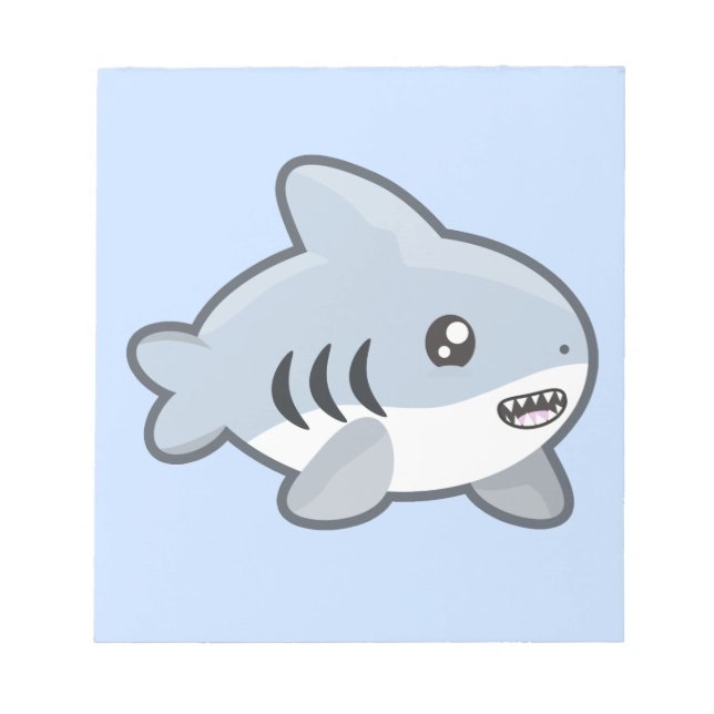 Kawaii Shark Anteckningsblock (Framsida)