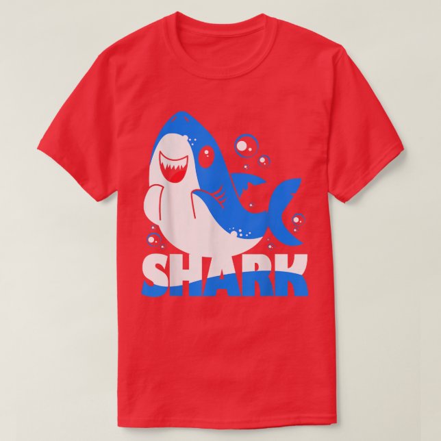 Kawaii Shark T Shirt (Design framsida)