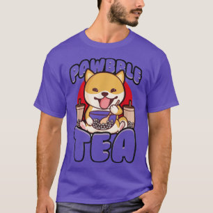 Kawaii Shiba Inu Hund Bubble Tea Kit Boba Anime Ne T Shirt