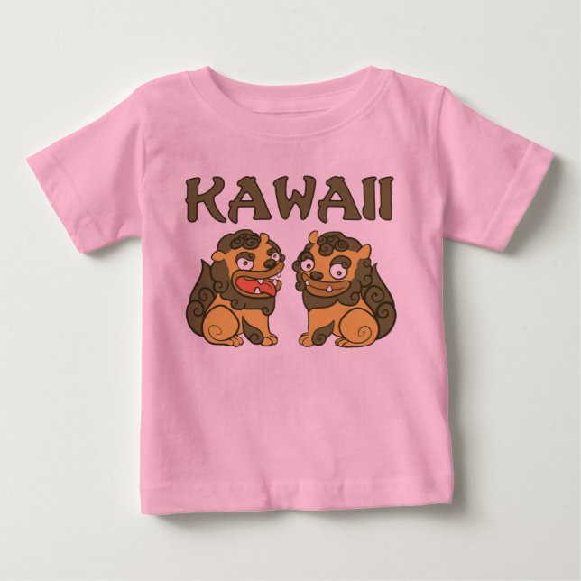 Kawaii Shisa Creeper Tee (Framsida)