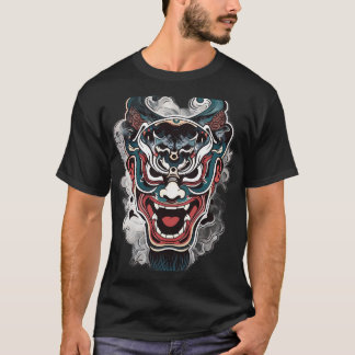 Kawaii Sichuan Opera Ansikte Mask T-Shirt