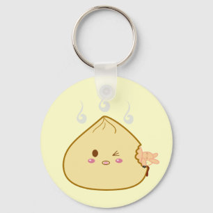 Kawaii "SioPao" Meatbun attack Nyckelring