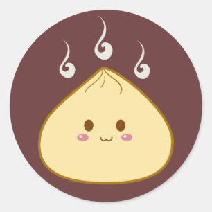 Kawaii "SioPao" Meatbun Runt Klistermärke