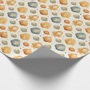 Kawaii Skal Gul Och Blå Presentpapper