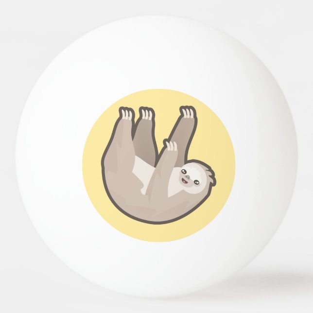 Kawaii Sloth Pingisboll (Framsidan)
