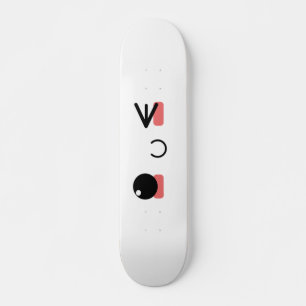 Kawaii Smiles - Wink Mini Skateboard Bräda 18,5 Cm