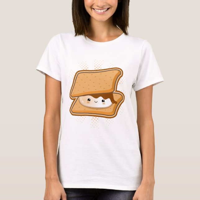 Kawaii Smore T Shirt (Framsida)